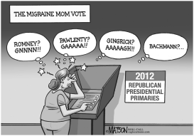 THE MIGRAINE MOM VOTE by RJ Matson