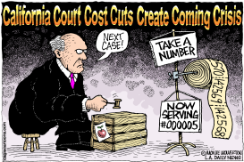 LOCAL-CA CALIFORNIA COURT COST CUTS by Wolverton