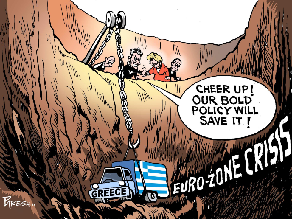  SAVING GREECE by Paresh Nath