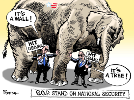 REPUBLICAN STAND by Paresh Nath