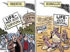 GREECE AND SOMALIA by Paresh Nath