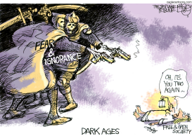 REFIGHTING THE LAST CRUSADE by Pat Bagley