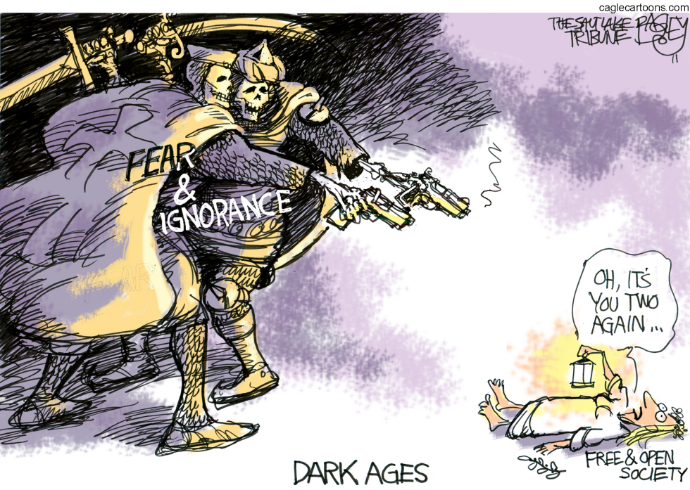  REFIGHTING THE LAST CRUSADE by Pat Bagley