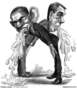 OBAMA AND BOEHNER - WAR OF WORDS by Taylor Jones