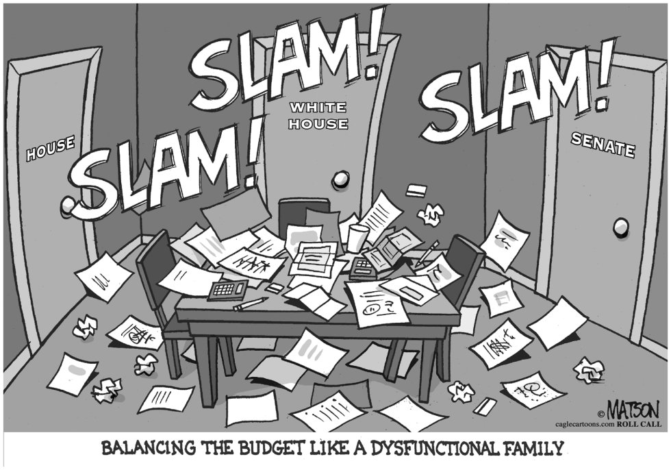  BALANCING THE BUDGET LIKE A DYSFUNCTIONAL FAMILY  by RJ Matson