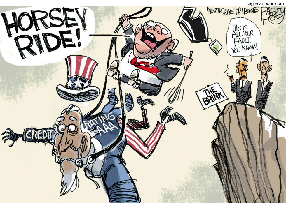  TEA PARTY TAKES OFF by Pat Bagley