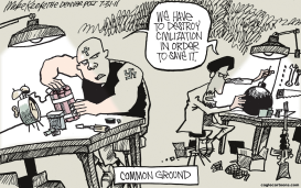 COMMON GROUND by Mike Keefe