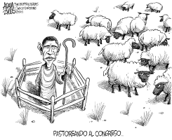 PASTOREANDO AL CONGRESO by Adam Zyglis