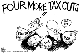 FOUR MORE TAX CUTS by Mike Lane