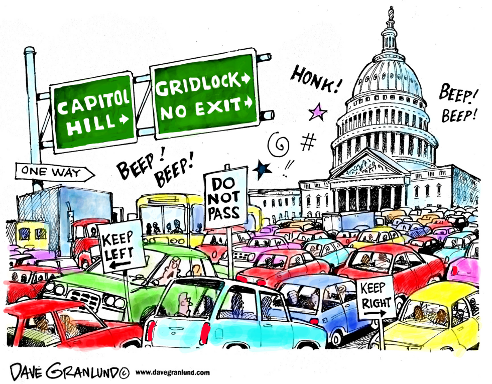  WASHINGTON GRIDLOCK by Dave Granlund