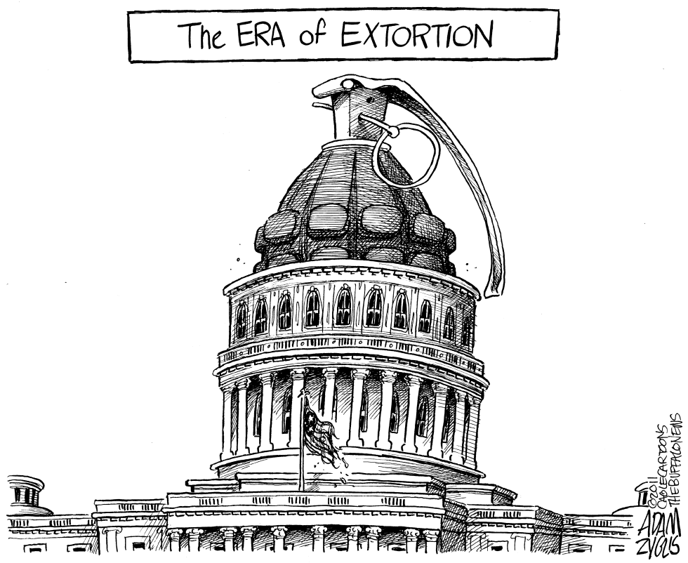  THE ERA OF EXTORTION by Adam Zyglis