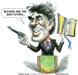 RICK PERRY PREACHES  by Taylor Jones