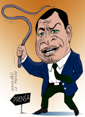 RAFAEL CORREA ECUADOR by Arcadio Esquivel