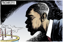 OBAMA ENCANECIDO  by Nate Beeler