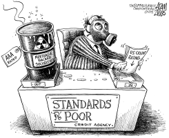 STANDARDS R POOR by Adam Zyglis