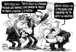 LA RAZON SIEMPRE by Daryl Cagle