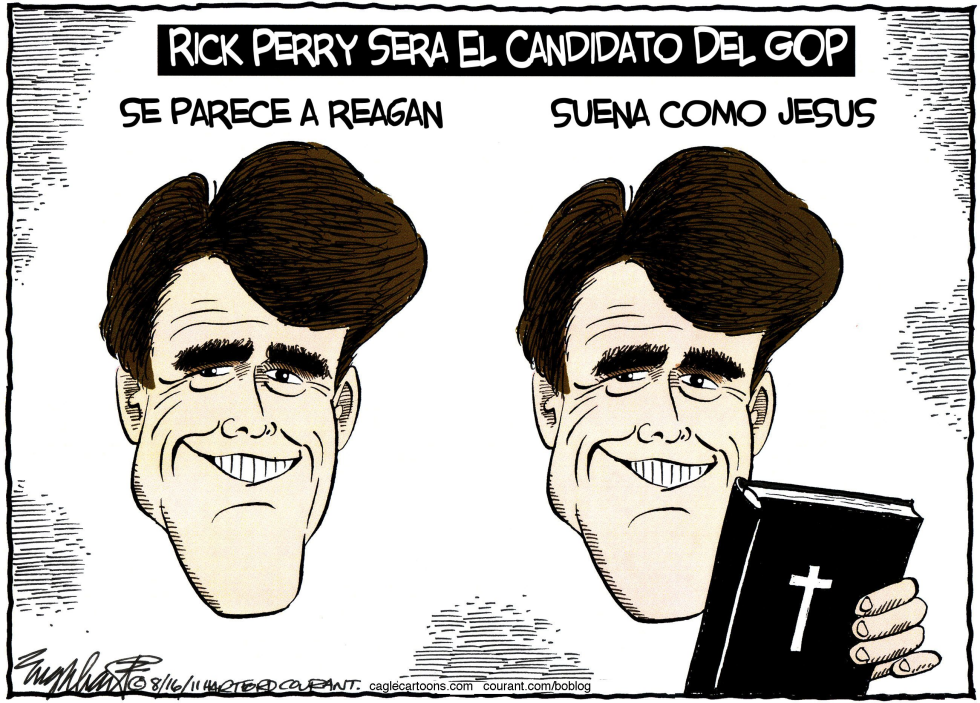  RICK PERRY  by Bob Englehart