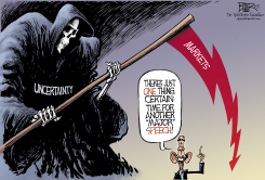 THE GRIM SPEAKER by Nate Beeler