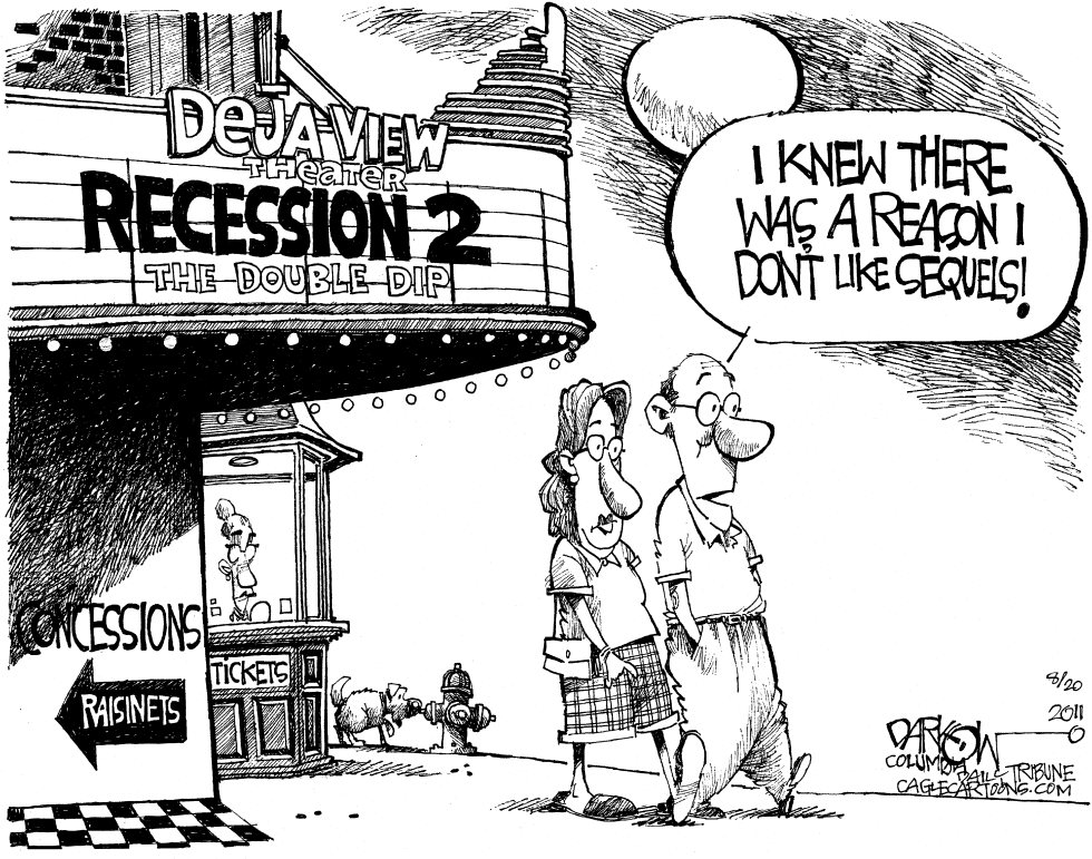  DOUBLE-DIP RECESSION by John Darkow