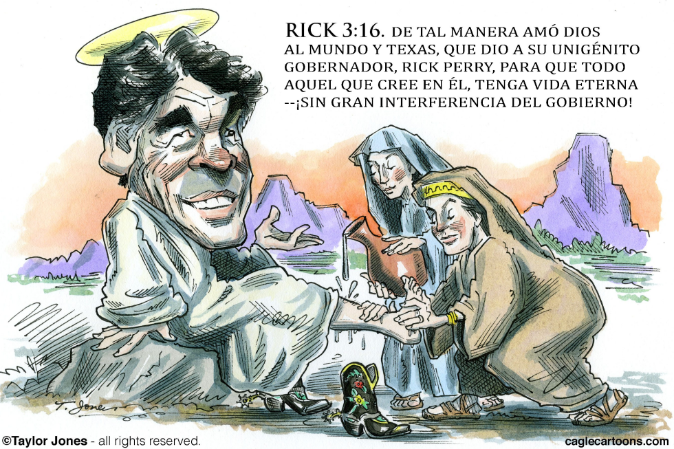  EL EVANGELIO SEGUN RICK PERRY  by Taylor Jones