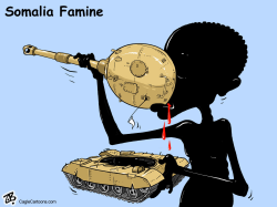 SOMALIAN HUNGER by Emad Hajjaj