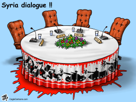 SYRIA DIALOUGE by Emad Hajjaj