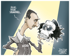 ASSAD AND GHADAFI by John Cole