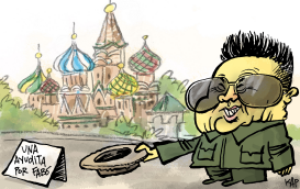 KIM JONG-IL EN RUSIA by Kap