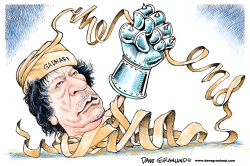 END OF GADHAFI by Dave Granlund