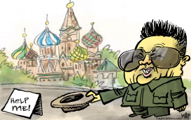 KIM JONG-IL IN RUSSIA by Kap