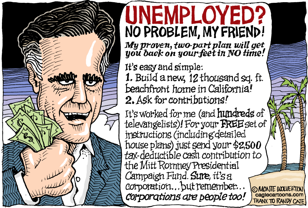  ROMNEY UNEMPLOYMENT SOLUTION by Wolverton