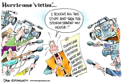 HURRICANE VICTIM by Dave Granlund