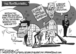 REPUBLICAN FRONTRUNNERS by David Fitzsimmons