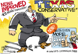 RICK PERRY by Pat Bagley