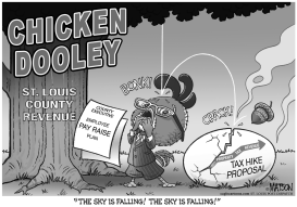 LOCAL MO- ST. LOUIS COUNTY EXECUTIVE EXAGGERATES BUDGET SHORTFALL by RJ Matson