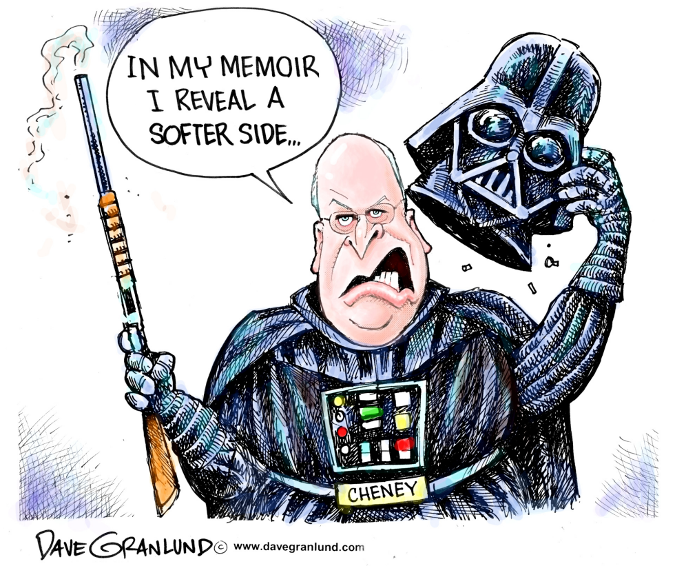  CHENEY MEMOIR by Dave Granlund