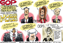 GOP JOBS  by Pat Bagley