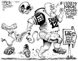 BIG 12 UNRAVELS by John Darkow