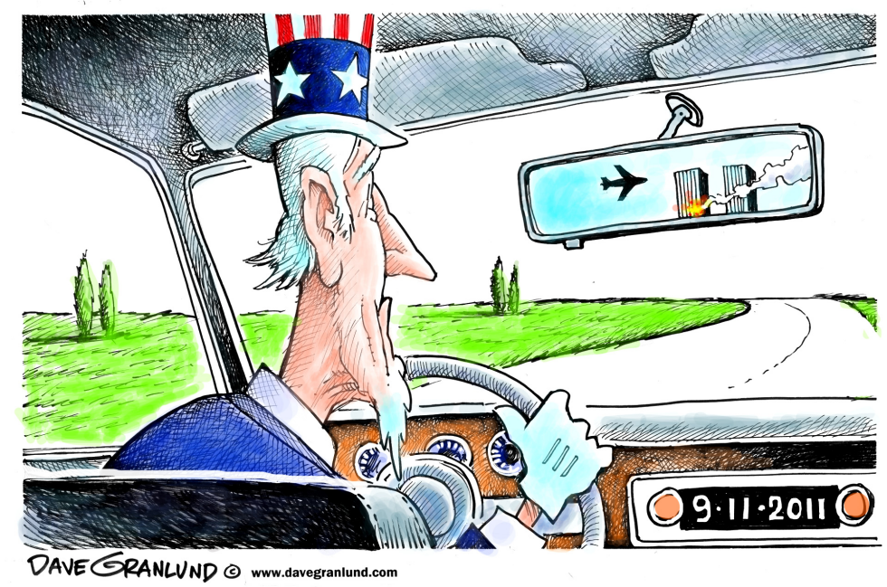  SEPT 11 REARVIEW MIRROR by Dave Granlund