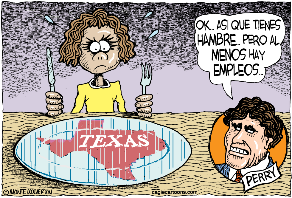  HAMBRE EN TEXAS  by Wolverton