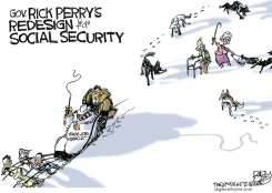 SOCIAL SECURITY SNOW JOB by Pat Bagley