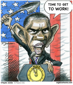 OBAMA THE WORKIN MAN  by Taylor Jones