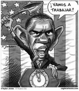 OBAMA EL HOMBRE TRABAJADOR by Taylor Jones