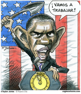 OBAMA EL HOMBRE TRABAJADOR  by Taylor Jones