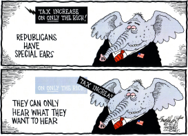 RAISE TAXES ON THE RICH by Bob Englehart