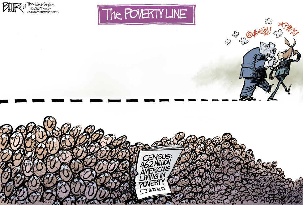  POVERTY POLITICS by Nate Beeler