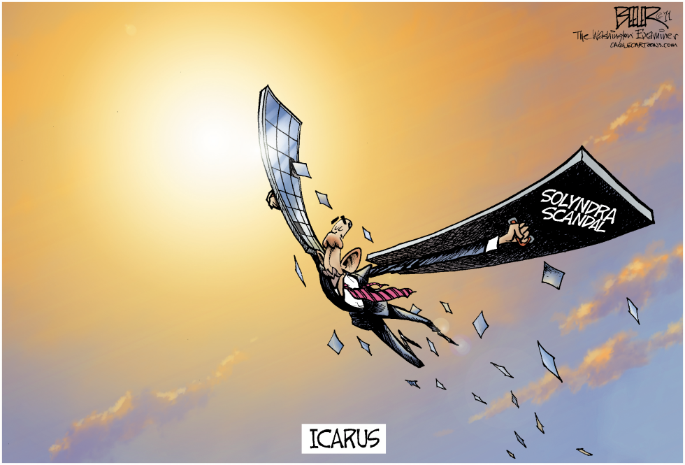  SOLYNDRA AND OBAMA by Nate Beeler