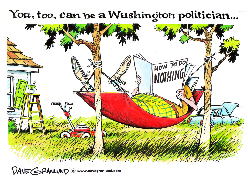  DO-NOTHING POLITICIANS by Dave Granlund