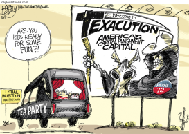 TEA PARTY VACATION by Pat Bagley