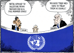 PALESTINIAN STATEHOOD  by Bob Englehart